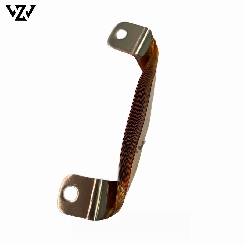Customizable Flexible Electric Hole Bending Pure Laminated Copper foil Bus Bars for Lifepo4 Battery