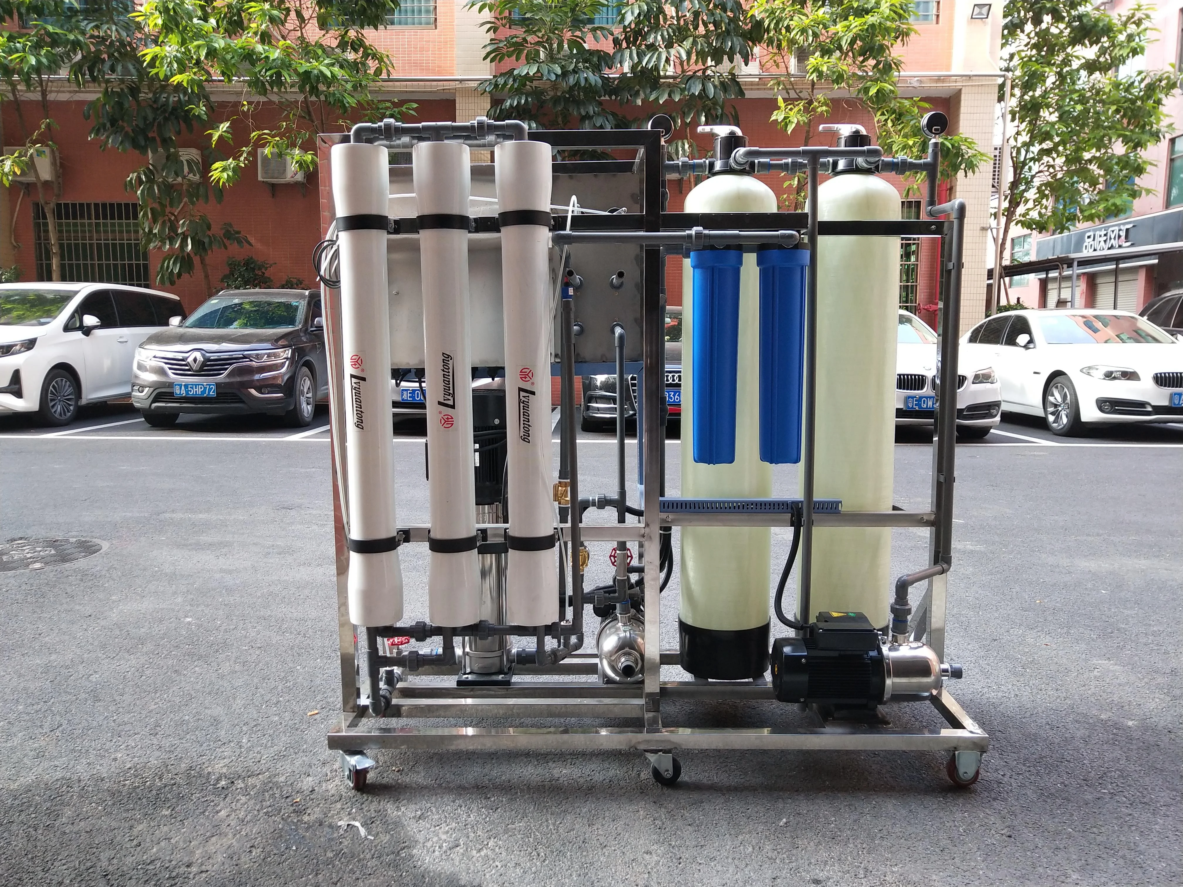 500 Liters Per Hour 132 Gallons Ro Water Filter Pure Water Filtration Machine For Wine Making Reverse Osmosis Desalination Plant