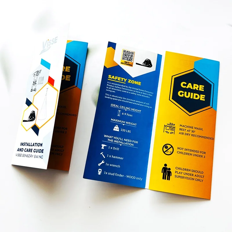Promotional Customized Design Logo Coated Paper Printing Flyers Custom Size Greeting Cards Small Business Brochures with Low MOQ