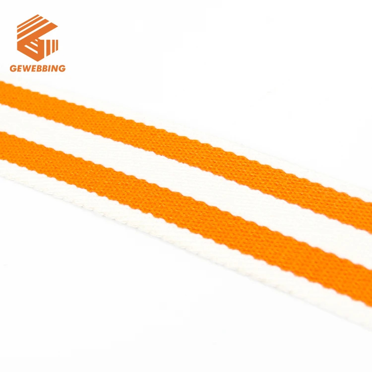  Eco-Friendly Customized 100% Polyester Herring Bone Belt Webbing Woven Tape for Bag Garment