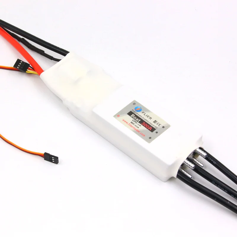 FLIER 300A 2-8S ESC brushless speed controller with USB program cable for boats
