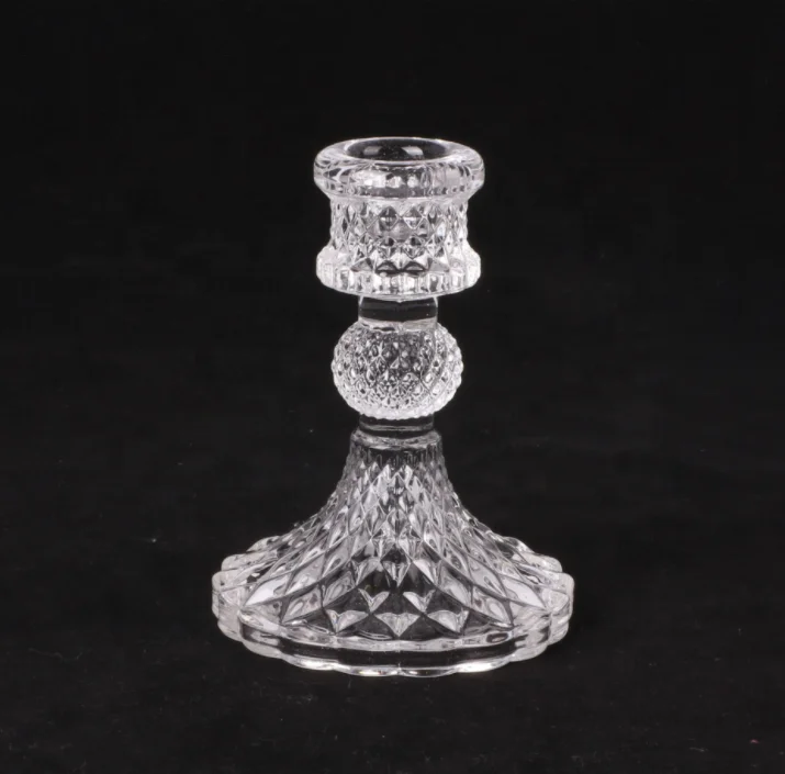 Candle Cylinder Christmas Decorative Luxury Pillar Lanterns And Candle Jars Weddings Crystal Glass Other Candle Holder