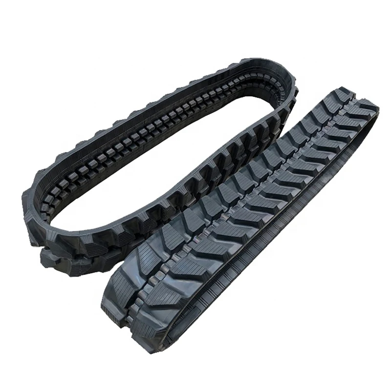 High Quality Mini Excavator Spare Parts Rubber Crawler PC30 PC70 PC80 PC90 PC35MR-2 PC50MR-2, Size 400x72.5x74 Excavator Track