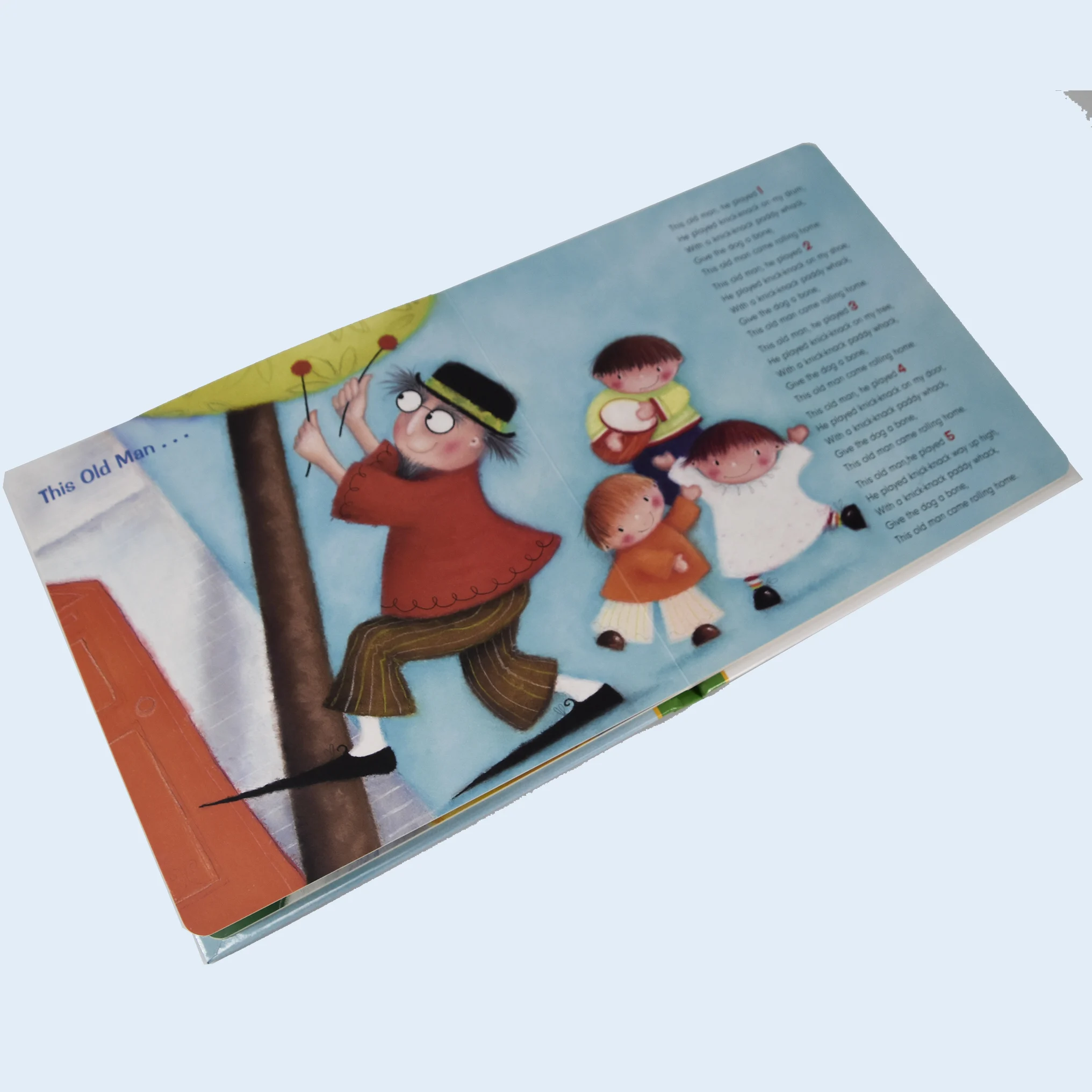Softcover story book made of C2S paper 4C/4C color printing