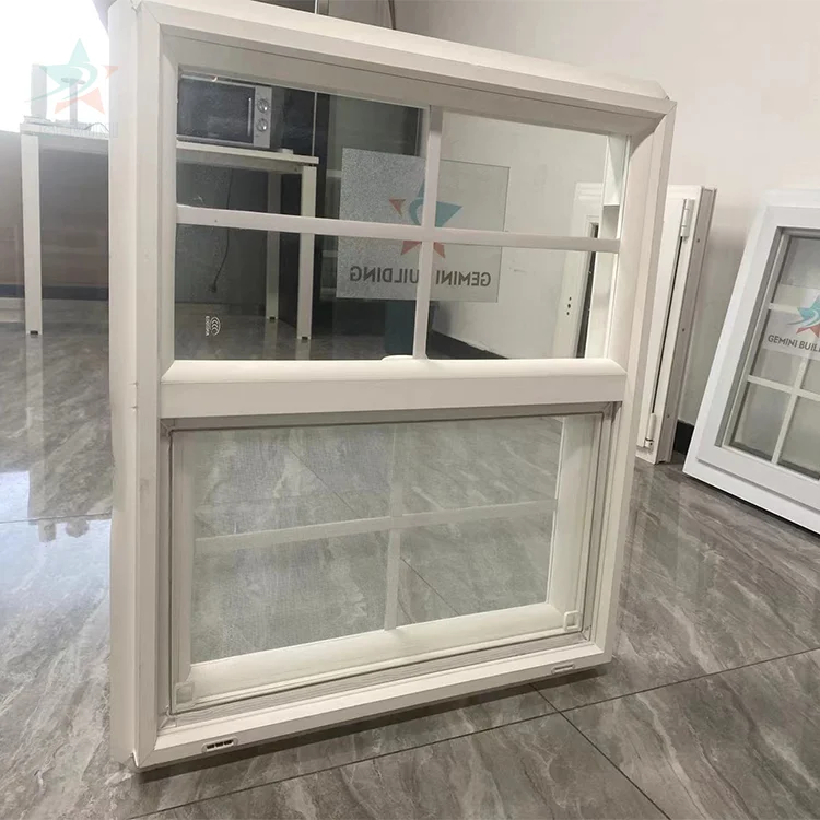Customized Factory Price UPVC Window Single Hung Windows Cheap House Window For Sale