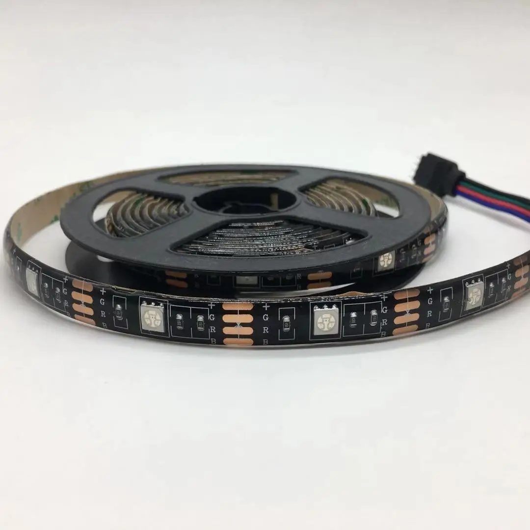 Новый дизайн Лидер продаж 5 метров Magic 5050 Цифровой RGB Светодиодная лента с контроллером и блок питания