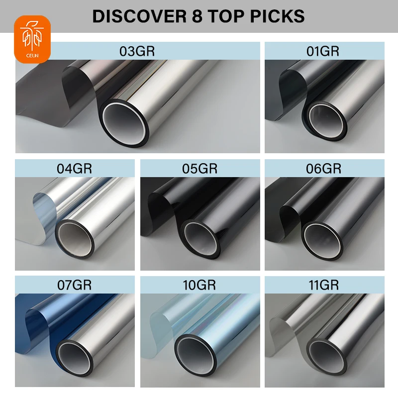 Factory Hot Sale Exterior Self Adhesive Window Film For Windows