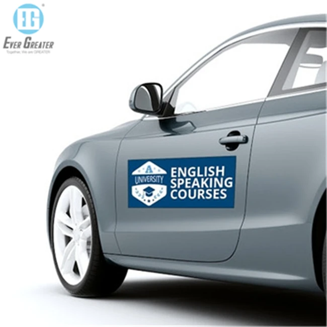 Waterproof Custom Design Removable Vinyl Car Fridge Magnet