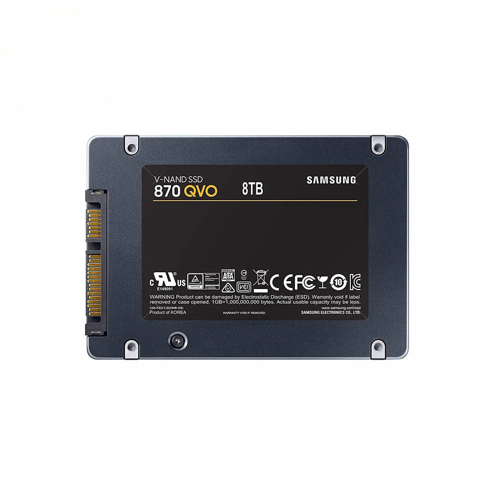 For Samsung original  870 QVO 8 TB SATA 2.5 Inch Internal Solid State Drive SSD MZ-77Q8T0BW