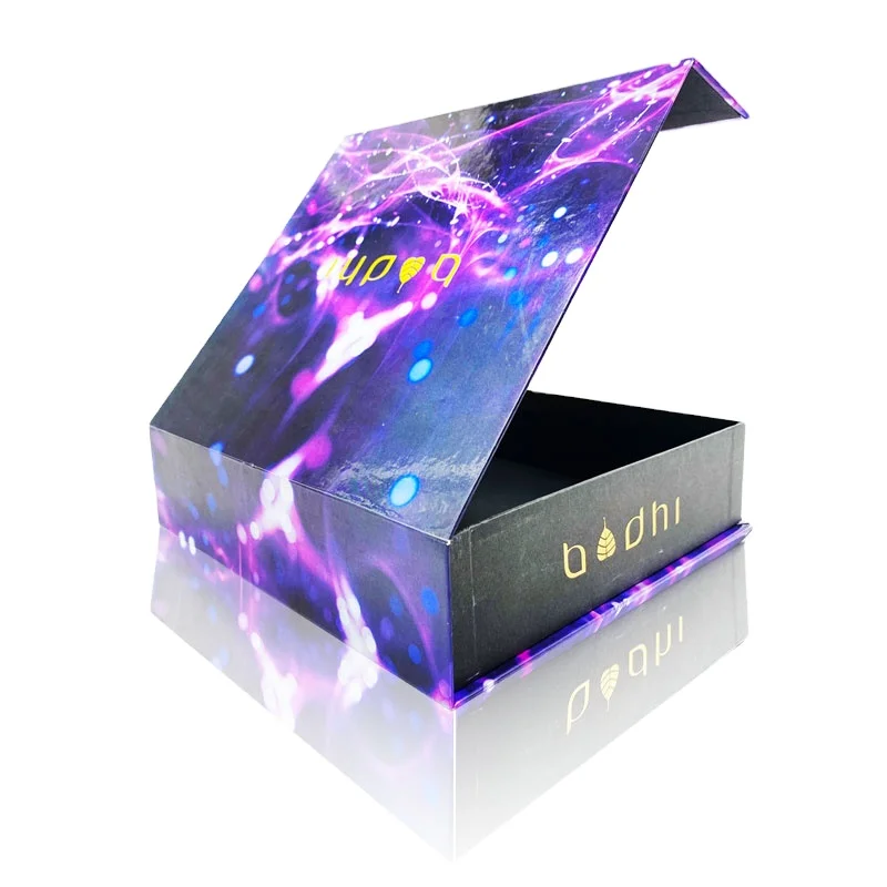 Eco-Friendly Premium Cardboard Paper Luxury Magnetic Gift Box with Embossing UV Coating & Magnetic Closure for Gifts Packaging