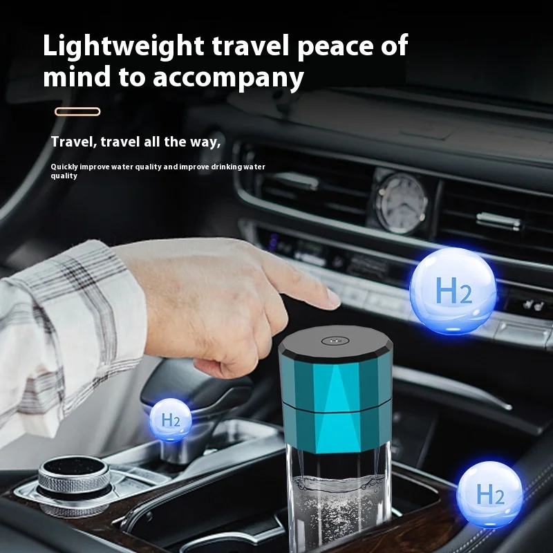 SPE Portable Hydrogen Water Bottle Colorful and Customizable 6000/10000 ppb  Portable USB Powered Hydrogen Water Generator