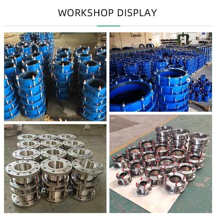 Stainless Flange Quick Dedicated Flange Wide Range Universal Joint Dresser Coupling Universal Flange Adaptor