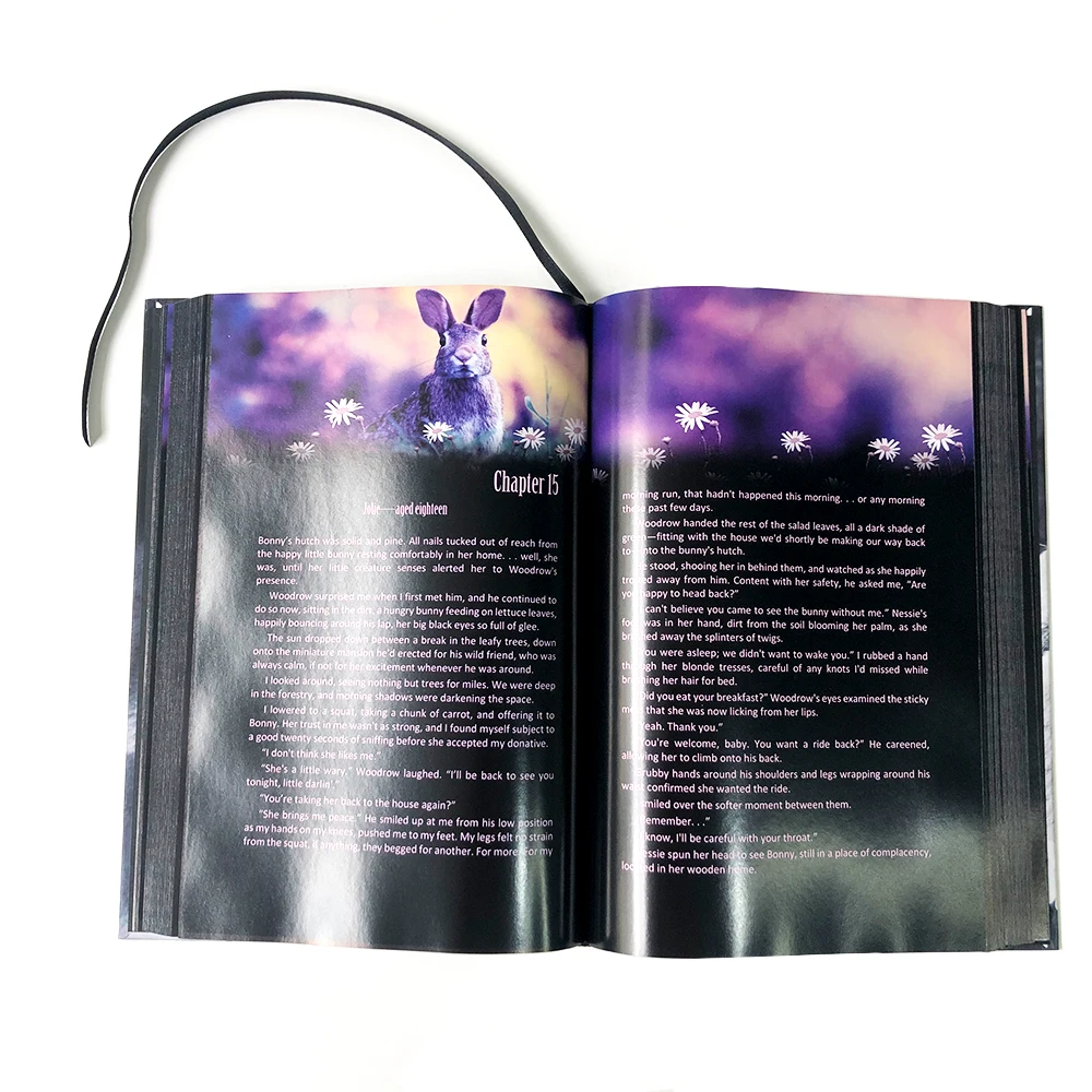 High Quality Printing Services Full Color Hardback Notebook Custom Hardcover Book With Silver Foil Stamping