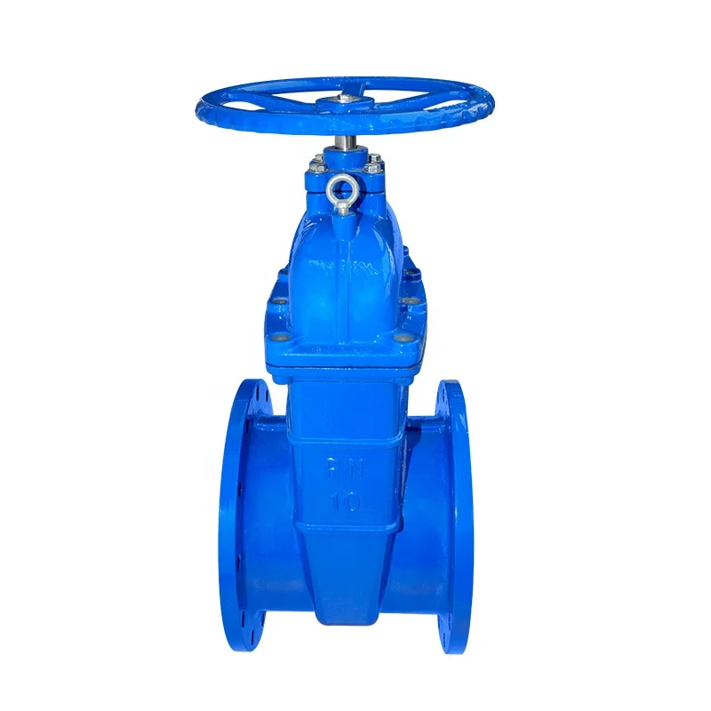 Awwa c509 knife-gate valve cast iron wedge gate valves with electric drive