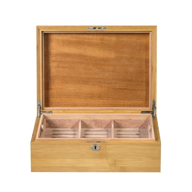 Wood box cigar box cedar humidor
