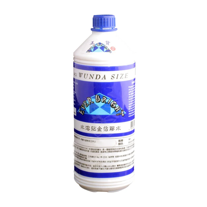 water-based adhesive varnish gilding glue for gold foil leaf