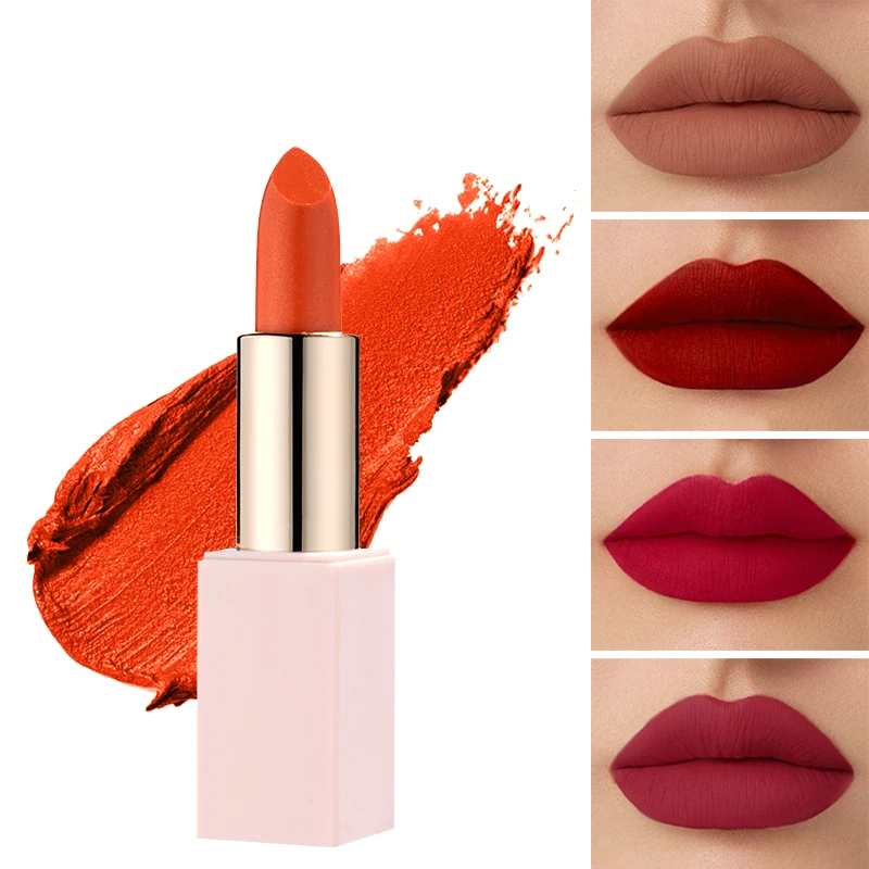 Esene L-LV14 factory customize cosmetic full color gorgeous waterproof high pigment private label makeup velvet matte lipstick
