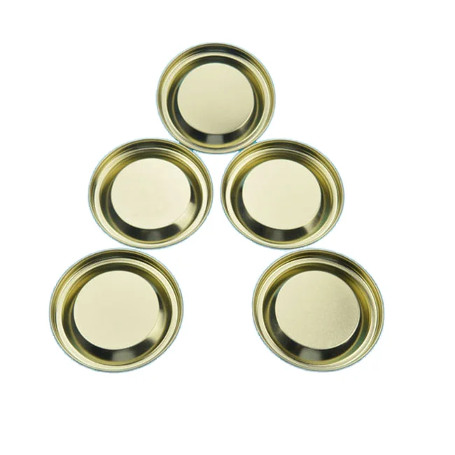 126 mm Metal Tinplate Stretch Lids with Paper Tube Ends Bottom Cover Set for Cans Diameter 126 MM Inclusive