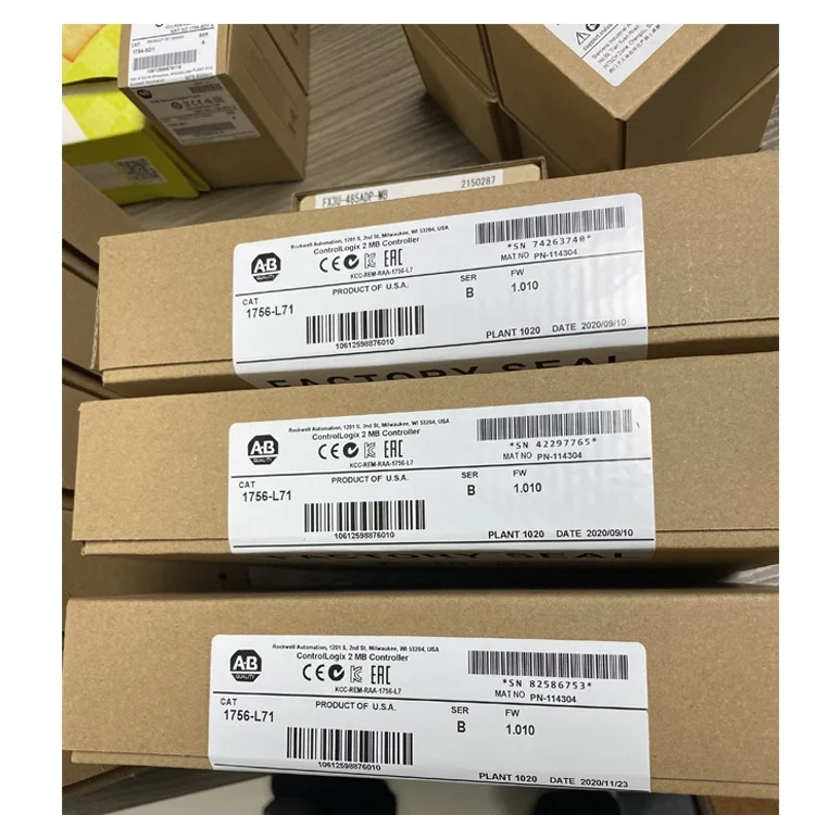 100% new original 1756-L71 ControlLogix/GuardLogix System 5570 Controller