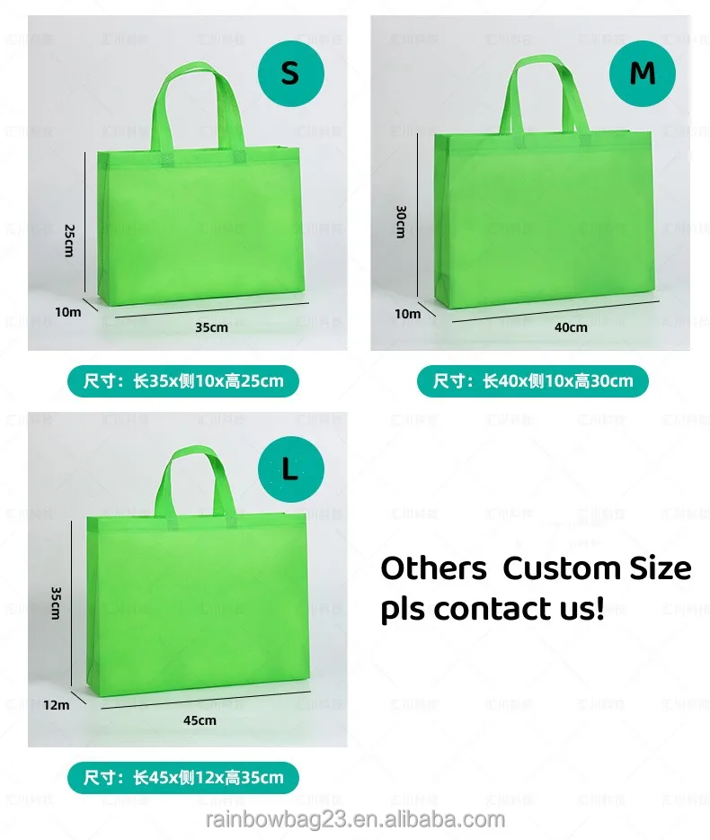 Wholesale Cheap Price Custom Logo Printed Eco Friendly Fabric Carry Non Woven Bag plain tote silk-screen printing non woven bag