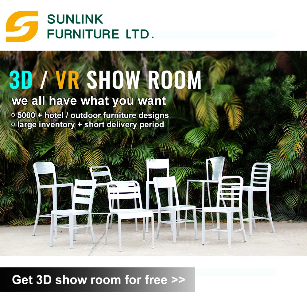 SUNLINK Hot Sale Commercial Furniture Supplier Dining Table Set 8 Seater Marble Dining Tables Hotel Tables