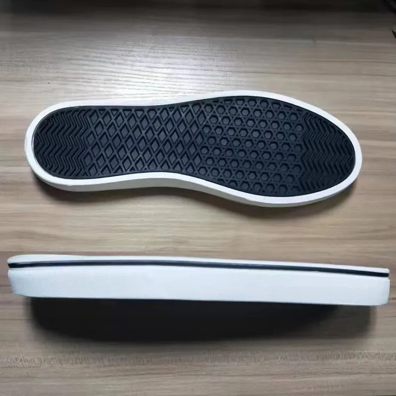 Factory manufacture of rubber soles