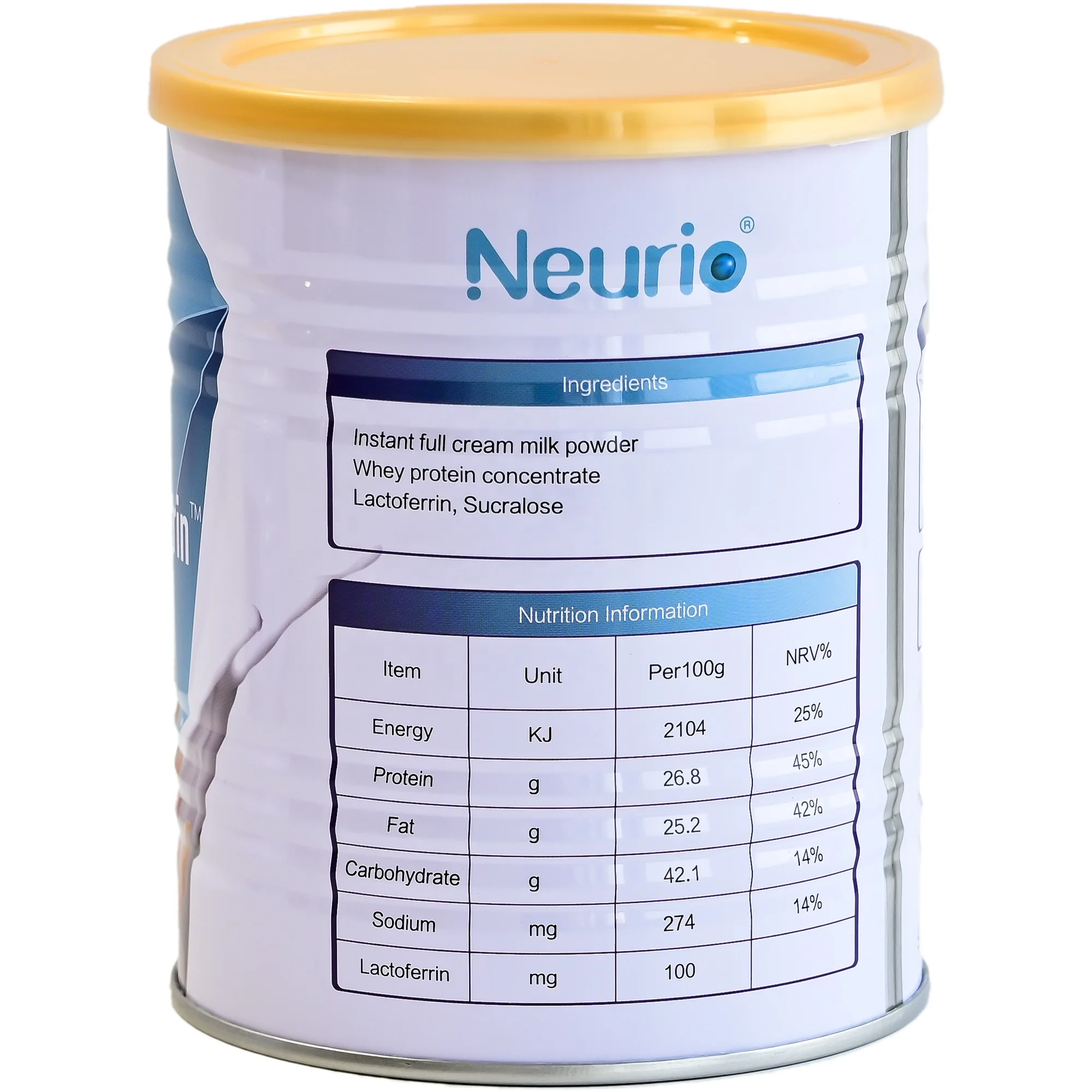 
Neurio Lactoferrin Formulated Milk Powder Easy-to-Carry Convenient Independent Sachet Made in Australia 