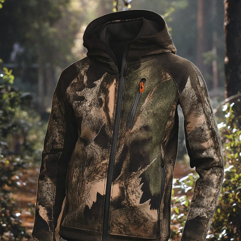 MereSports Merino Wool Hunting Jacket Thick Autumn Premium Outdoor Fleece Hunting Wear