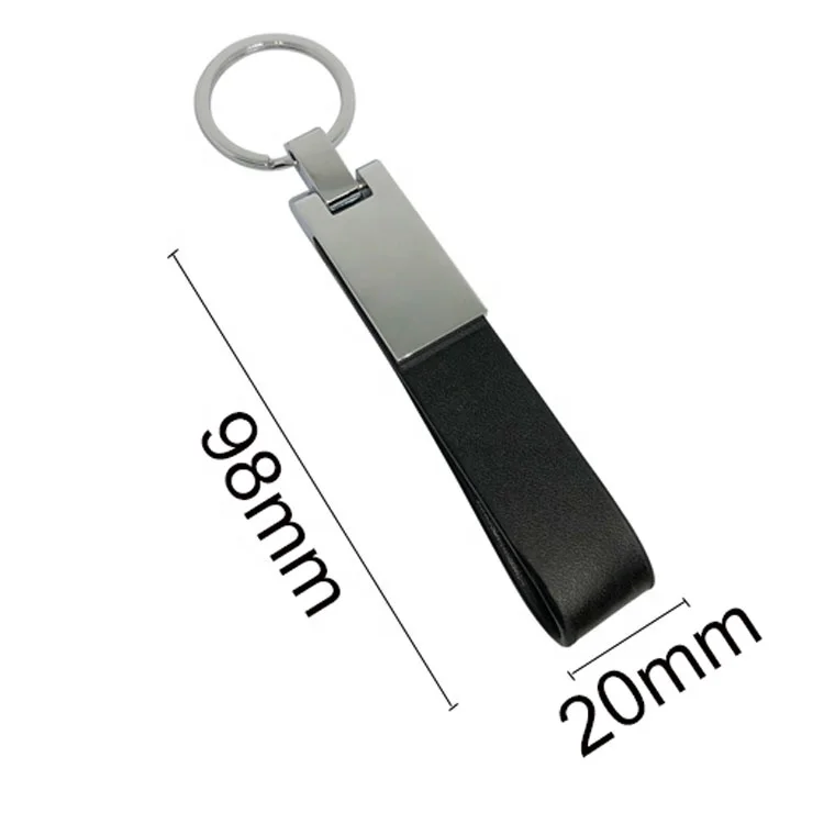 Luxury Custom Logo Promotional Metal Car Brand Blank PU Leather Key Chains With Key Ring Chaveiros llaveros Portachiavi