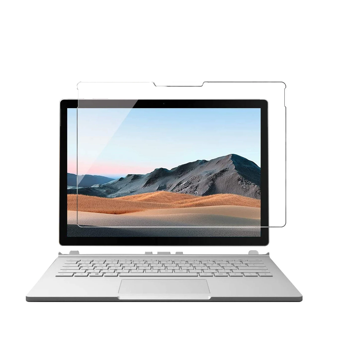 9H 2.5D Curved Notebook Tablet Laptop Tempered Glass Screen Protector for Microsoft Surface Book 1 2 3 13.5inch Retail Package