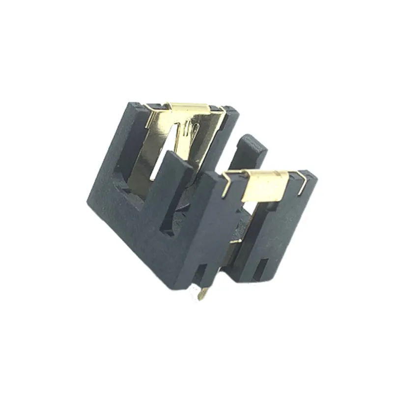 LR44 держатель батареи BS-09-A2BA002 позолоченный контакт шрапнель DIP AG13 357A SR44 A76 44 Монета Аккумулятор таблеточного типа коробки для