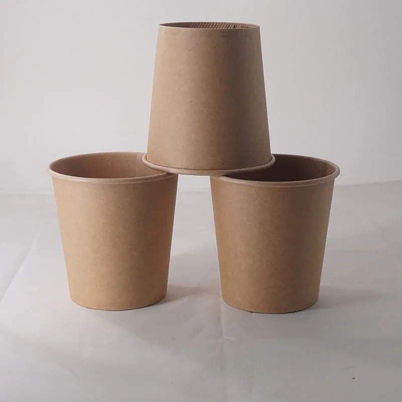 Бумажная миска для салата или супа пищевой бумажный контейнер одноразовая бумажная еды Китай