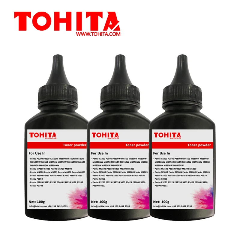 Совместимый порошок тонера TOHITA для Pantum P2200 P2500 P2500W M6500 M6500N M6500W высокое качество от