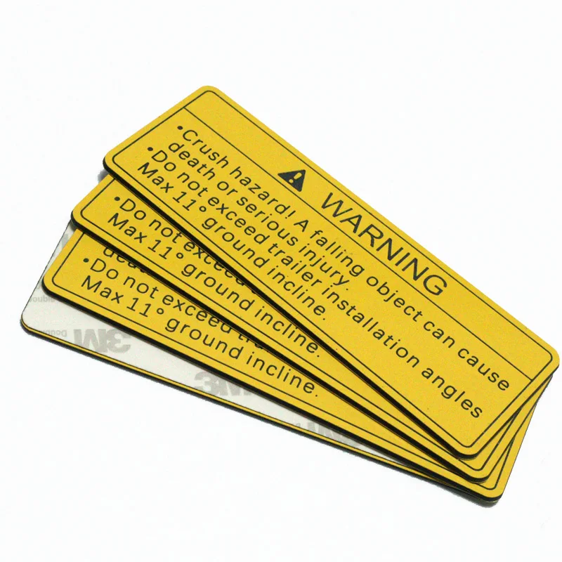 China Manufacture custom plastic double color label kits plastic engraved phenolic solar label tag