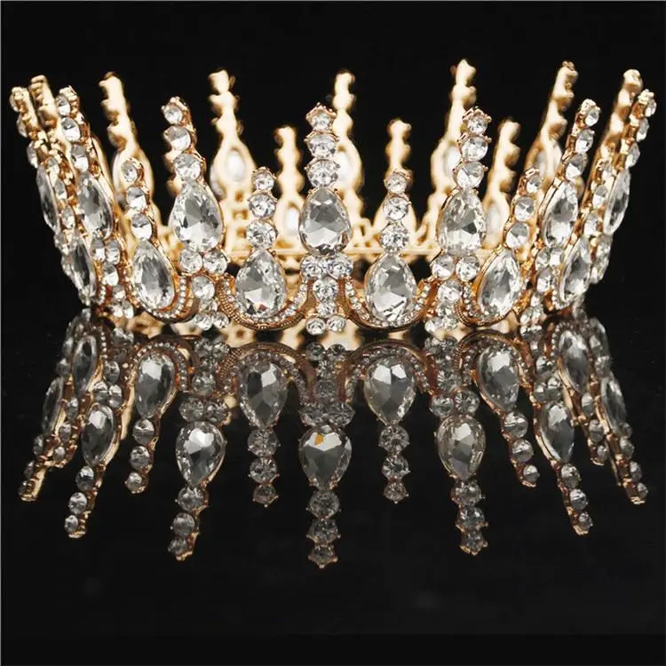 Hot Princess Tiaras Crown Headband Wedding Hair jewelry Tiaras and Crowns for Women Headdress Luxury Hairband Accessories HJ0212