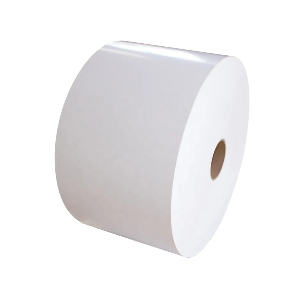 Wholesale Thermal Transfer Label Materials Jumbo Roll Material BPA Free Self Adhesive Thermal Paper Label Raw Materials