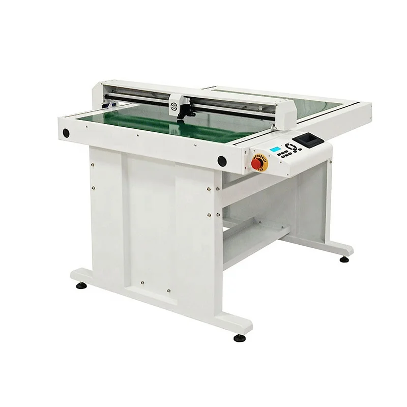 FC6090A Big size automatic flatbed plotter paper label cutting creasing die cutter machine