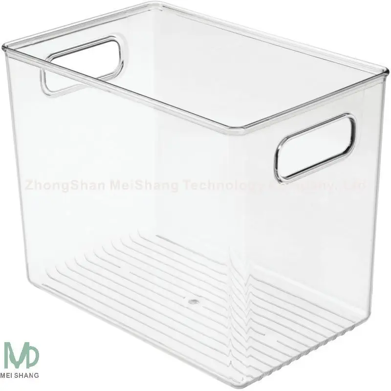 Freezer Bins Refrigerator Organizer Stackable Food Storage Containers BPA Free Drawer Organizers For Refrigerator