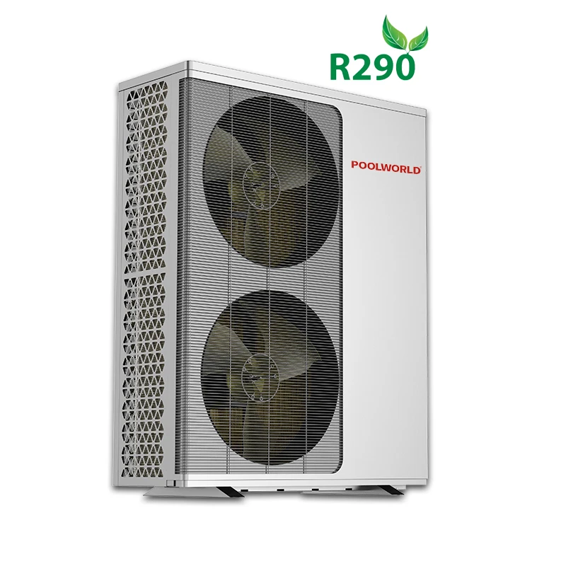R290 напольный нагревательный 140000 btu Электрический 35 кВт 50 12 моноблок r290 380 В тепловой насос для подогрева пола