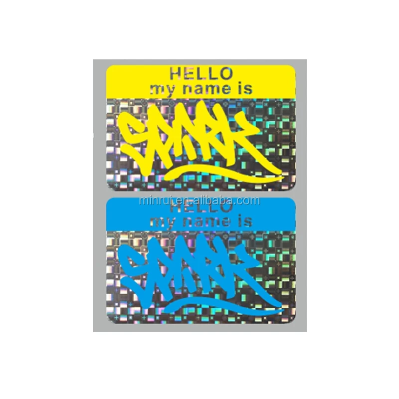 Popular 3D Rainbow Holographic Eggshell Sticker A4 Paper for Printing and Packaging