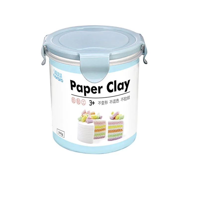 800ml new soft  educational colorful clay children toys style cake slime paper clay