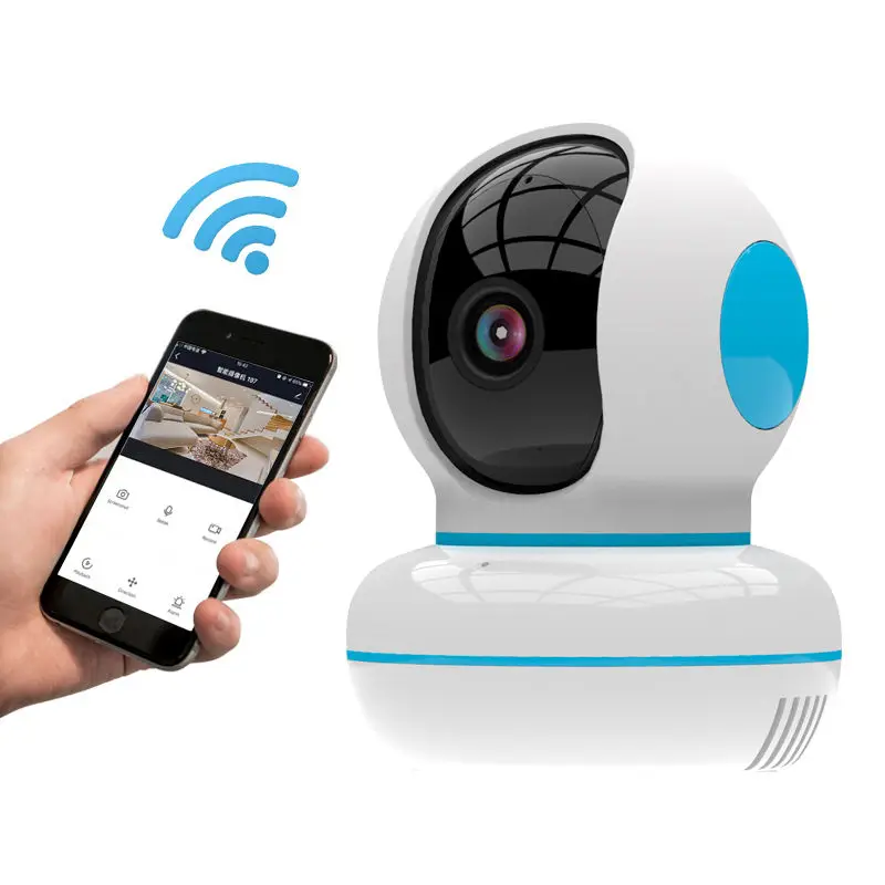 New Auto Tracking Wireless Hd 720p 1080p Home Panoramic Surveillance Cctv Alarm Ip Camera