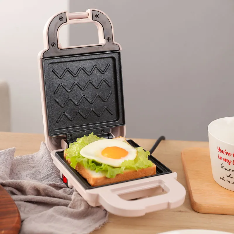 ETL Breakfast Machine Sandwich Waffle Maker Home Detachable Plates Square Electric Double Side Heat Grill Non-stick New Style