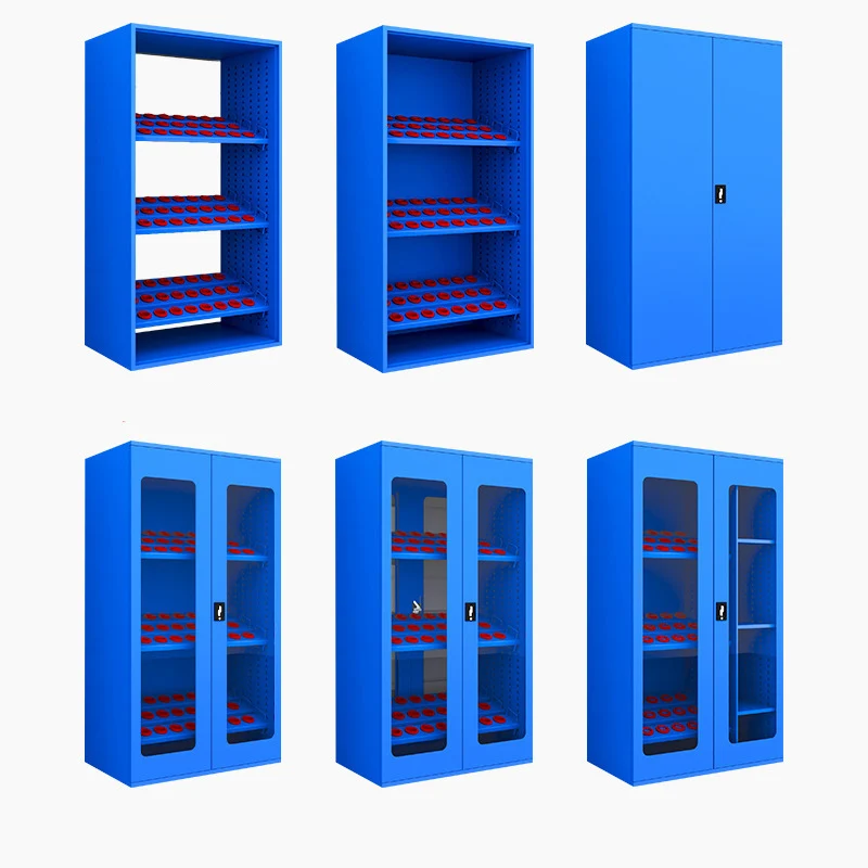 Large Modern Design Fireproof Steel Gun Safe Box Cabinets Home Office School Hospital Supermarket-Adjustable Metal Storage Unit
