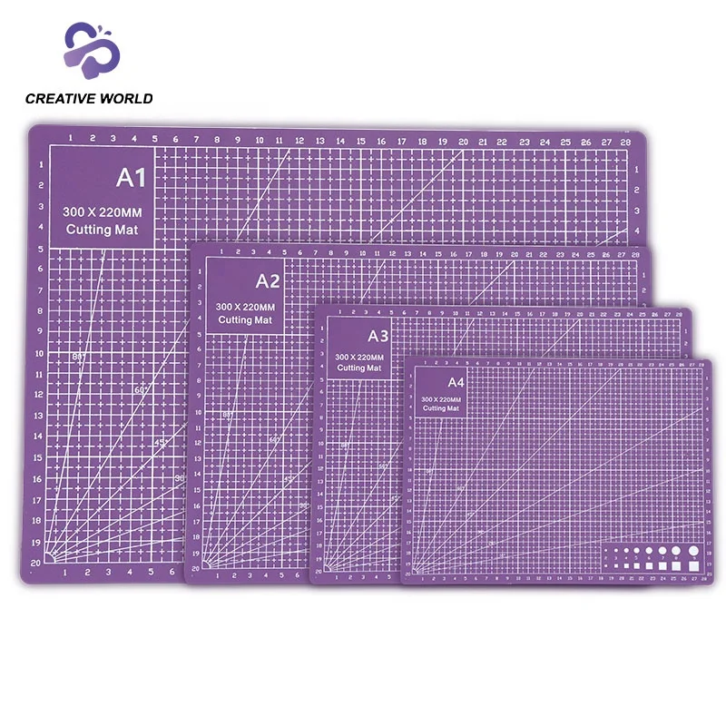 High quality Hot Selling Custom Other Art Supplies Self Healing Cutting Mat  A1, A2, A3, A4