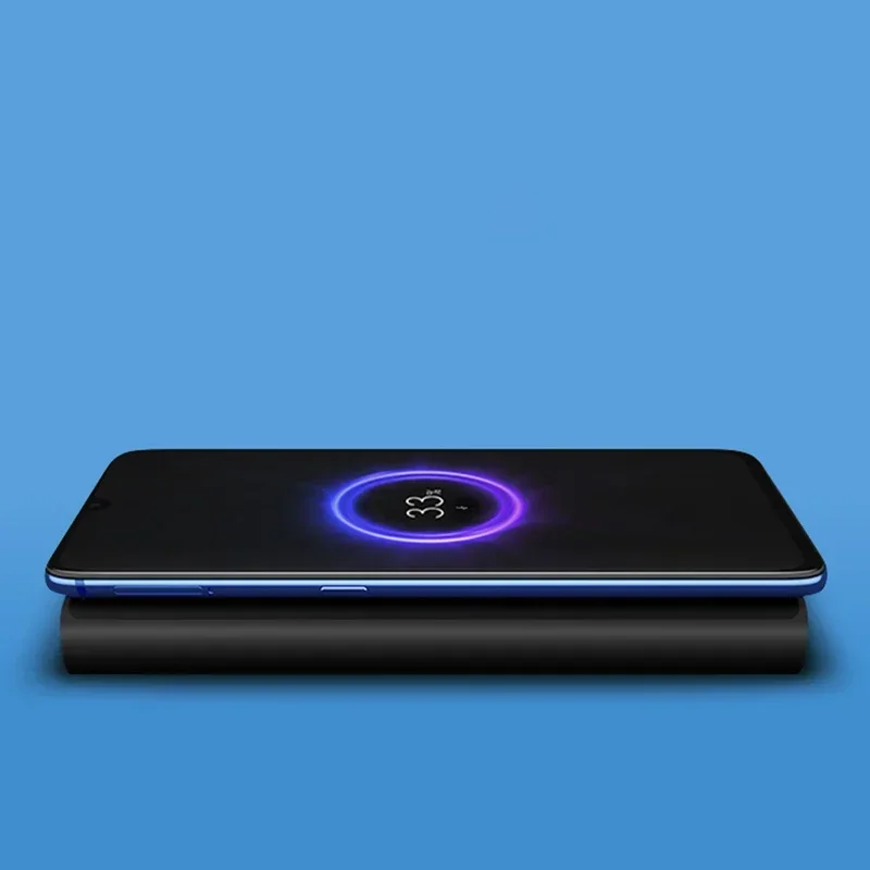 Mijia 10000mAh WPB15PDZM  Powerbank 10000 Qi Fast Wireless Charger Portable Spare Poverbank