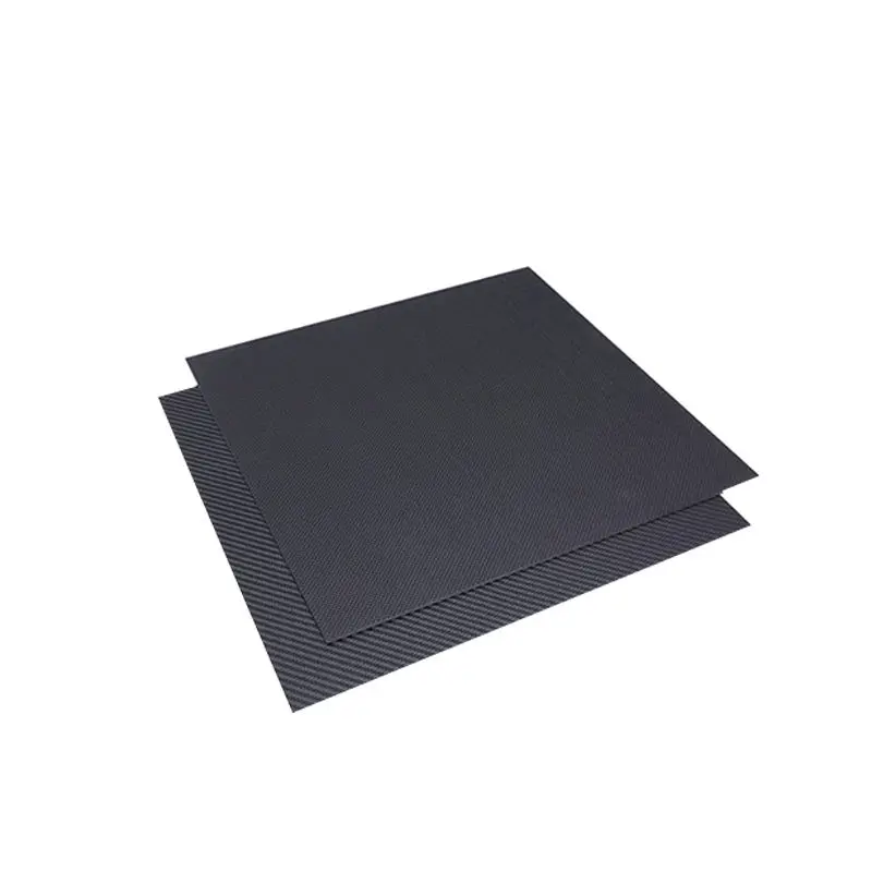 Wholesale high-quality carbon fiber OEM high-strength 100% 3K carbon fiber plain or matte carbon plate in Chinese factories