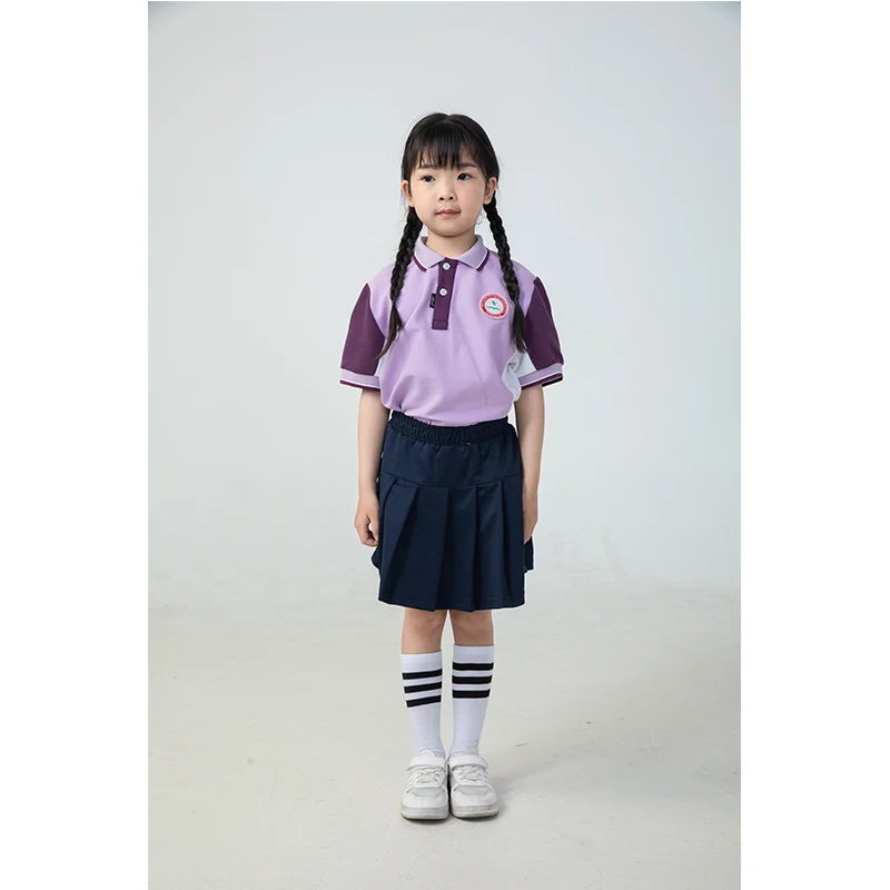 OME Factory Custom Design Kindergarten School Uniform Polo Shirt Set Summer  Primary School Uniform Sports Wear