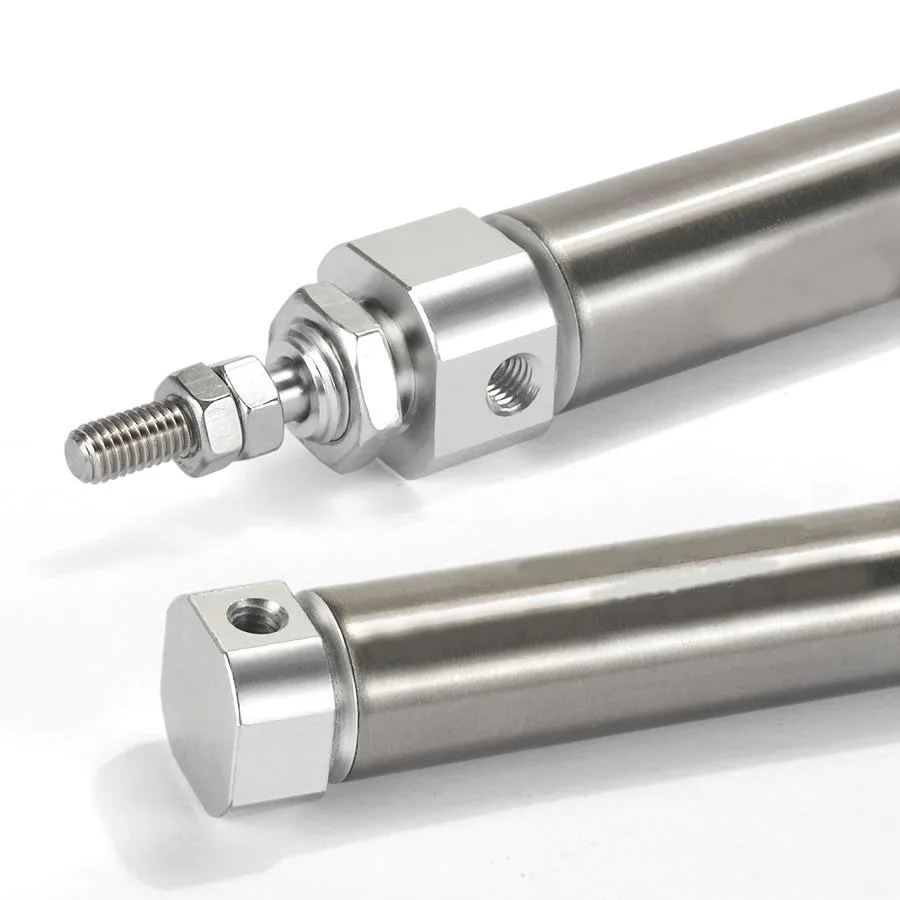 Pneumatic Small Pen-Shaped Stainless Steel Mini Pneumatic Cylinder PB Series Piston Cylinder