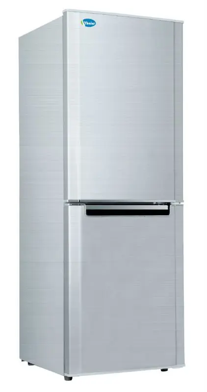 DC compressor refrigerator 158L top fridge and bottom freezer 12v 24v dc refrigerator dc fridge freezer